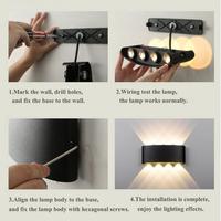 Gambar Lampu Hias Dinding Minimalis Modern Taman Teras Model 2 Arah Indoor dari ageng official storee undefined 2 Tokopedia