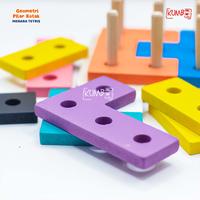 Gambar Mainan Edukasi Anak Puzzle Kayu Geometri Pilar Kotak Menara Tetris dari Kumboid undefined 5 Tokopedia