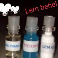 Gambar Lem behel gigi isi 3 ml, Paket (lem behel bubuk gic + primer liquit + dari kakas stores undefined 2 Tokopedia