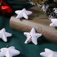 Gambar Aksesoris Hiasan Gantungan Pohon Natal Ornamen Bintang Dekorasi Natal - 7,5 cm Salju F dari Aneka Celuler undefined 4 Tokopedia