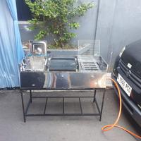 Gambar kompor pemantik souffle tepanyaki grill & deep fryer gas kaki dari hannytokoabc undefined 3 Tokopedia