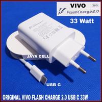 Gambar Charger Vivo FLASH CHARGE 2.0 ORIGINAL 100% USB C 33 Watt ORI VIVO dari jaya cell07 undefined 1 Tokopedia