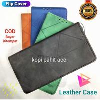 Gambar Samsung A22 4G A22 5G flip cover magnet leather wallet case - Coklat muda, SAMSUNG A22 4G dari Tripel x Part undefined 1 Tokopedia