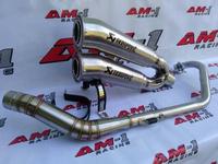 Gambar Knalpot Akrapovic Megaphone Honda Tiger/Megapro/Verza/New/Leher Cacing dari MIO Esprint undefined 1 Tokopedia