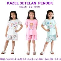 Gambar KAZEL SETELAN PENDEK SWAN EDITION SIZE M dari babycuteonlineshop undefined 1 Tokopedia