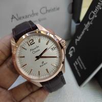 Gambar Jam PRIA ORIGINAL Alexandre Christie Ac 1031 MD Leather All Solid Stee - Brown Rosegold dari vieka86 Watch Shop undefined 1 Tokopedia