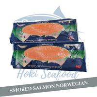 Gambar Smoked Salmon Norwegian Slice / Daging Ikan Salmon Asap Slice Import - SMOKED SEA KING dari HOKI-SEAFOOD undefined 1 Tokopedia
