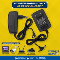 Gambar Adaptor 2A 12V AC DC Murni Trafo Power Supply Jack T  CCTV STB Modem dari Pedagang Remote_NEW undefined 1 Tokopedia