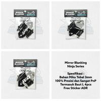 Gambar Mirror Blanking Ninja ZX25R / ZX6R 636 / Penutup Spion - Ninja dari ADR Motoparts undefined 4 Tokopedia