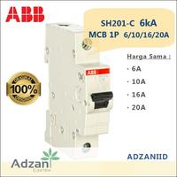 Gambar MCB 1P 6A 6kA SH201-C6 2CDS211001R0064 ABB SH 201 dari Adzani.id undefined 2 Tokopedia