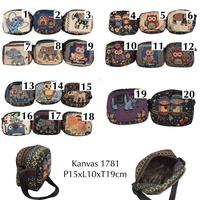 Gambar Tas sling bag - tas selempang thailand-tas gajh owl - selempang kanvas - Kucing dari memeshopme undefined 2 Tokopedia