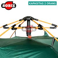 Gambar Tenda Lipat Otomatis Camping Hiking Double Layer 4 Orang - Tenda 4 Orang dari Sobiz Store undefined 5 Tokopedia