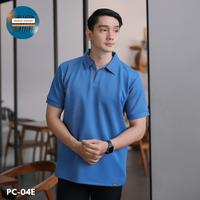 Gambar Kaos Polo Lengan Pendek Kaos Polo Pria Premium Bahan Knit Kaos Kerah - Navy, M dari MARKAS FASHION PRIA undefined 1 Tokopedia