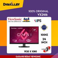 Gambar LED Monitor VIEWSONIC VX2416 24" 100Hz 1ms IPS FHD HDMI DP 24 Inch dari DIGI ALLEY undefined 1 Tokopedia