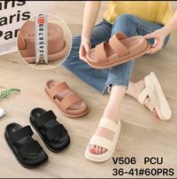 Gambar Sandal Wanita Kikinian Model Korean Style - Hitam, 38-39 dari TheresaLie Store undefined 1 Tokopedia
