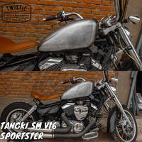 Gambar Tangki Press Motor PnP SM V16 Custom Bobber Model Harley Sportster dari TWISTIC CUSTOM undefined 3 Tokopedia