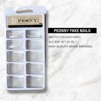 Gambar 1 Set 100 PCS Kuku Palsu Premium Fake Nail Peonny Original - Coffin dari Tan Store Official undefined 3 Tokopedia