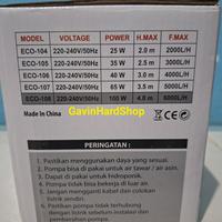 Gambar Pompa celup aquarium kolam air mancur Kandila ECO 104 105 106 107 108 - ECO-107 dari GavinHardShopAquatic undefined 4 Tokopedia