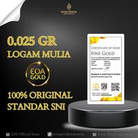 Gambar EOA Gold Reguler 0.025 Gram dari Emas Perak Indonesia undefined 2 Tokopedia
