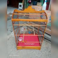 Gambar Kandang kenari,cucokijo no 2 jeruji fiber original soloan dari Evanosangkar undefined 3 Tokopedia