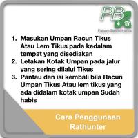 Gambar Rathunter - Ratbox Bentuk Kotak - Kotak Perangkap Umpan Tikus - 1 PCS dari Paham Basmi Hama - Jakarta undefined 3 Tokopedia