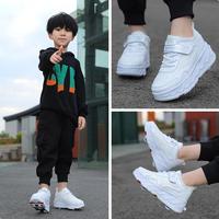 Gambar Sepatu Roda Luar Ruangan Anak-anak Sepatu 2 Roda Inline Hitam Putih - Hitam, 34 dari Sam InotJKT undefined 4 Tokopedia