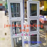 Gambar jendela aluminium 50x170 gandeng 3 (2 hidup, 1mati) - Putih dari bmaluminium undefined 1 Tokopedia