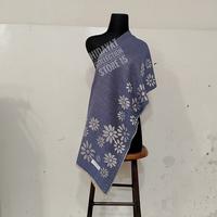 Gambar selendang syal pashmina motif bunga pucuk pinggir chasmere /shawl scar - Navy, 180 X 75 CM dari Hidayat collection store undefined 3 Tokopedia