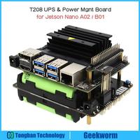 Gambar NVIDIA Jetson Nano T208 Papan Manajemen Daya dengan 6-Cell 18650 UPS dari Eyako undefined 1 Tokopedia