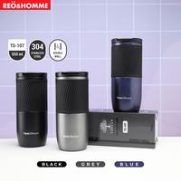 Gambar Reo&Homme Mug Gelas Stainless Double Wall Tahan Panas & Dingin TS-107 - Black dari Reo & Homme Living undefined 1 Tokopedia