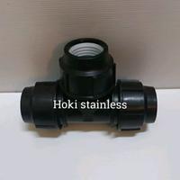 Gambar Tee Pipa Hdpe 1" inch / Equal Tee Hdpe ( 32mm) dari Hoki S.S undefined 1 Tokopedia