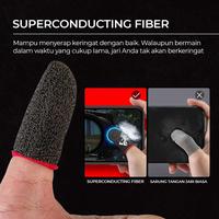 Gambar Sarung Tangan Jari Gaming Finger Sleeve Breathable Touchscreen dari REEBOB STORE undefined 3 Tokopedia