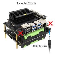 Gambar NVIDIA Jetson Nano T208 Papan Manajemen Daya dengan 6-Cell 18650 UPS dari Eyako undefined 5 Tokopedia