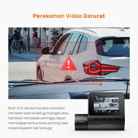 Gambar 70mai Dash Cam A200 Set Dual-Channel HDR1080P Fov130 Night Owl Vision dari 70mai Official Indonesia undefined 5 Tokopedia
