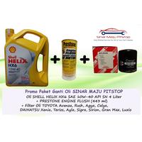 Gambar Paket Ganti Oli DAIHATSU SIRION - Shell Helix HX6 & Filter Oli & Flush dari Sinar Maju Pitstop undefined 1 Tokopedia