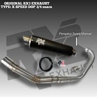 Gambar Knalpot Racing 3 suara Original RX3 X Speed Cbr150 R15 Vixion GSX - Header titan, Vixion r dari Jeje-Store26 undefined 2 Tokopedia