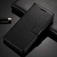 Gambar Samsung A7 2018 Leather Flip Cover Wallet Case Casing Soft Diary Kulit - Hitam dari Rays acc undefined 1 Tokopedia