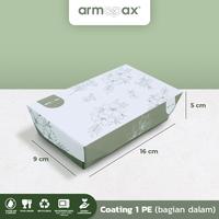 Gambar Paper Lunch Box [Forming] Floral 1 Pack Isi 50 Pcs Ivory 260gr 1PE M dari Kemasanfnb undefined 2 Tokopedia