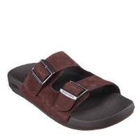 Gambar Skechers Arch Fit Pro Men's Sandal - Brown originalL - 45.5 dari Ninenine Original undefined 3 Tokopedia