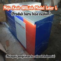 Gambar Meja Kasir Agen BRILink Model Leter L Produk Baru Bisa Custom - Ukuran Custom dari GRIYA AL-KHANSA undefined 1 Tokopedia