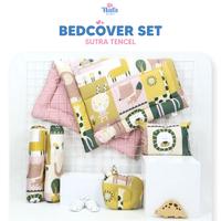 Gambar Baby Bedding Set Sutra Tencel / Bedcover Bayi Sutra Tencel Nafa Baby - KIKO PINK dari TICK BABY undefined 3 Tokopedia