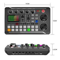 Gambar F998 SoundCard Sound Card Microphone Audio Broadcast Interface Mixer dari GROSIR ANDIKA STORE undefined 3 Tokopedia
