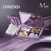 Gambar Pill Cutter Alat Pemotong Obat Tablet Kotak Obat Vitamin — MARI Living - Galaxy Purple dari MARI Living undefined 5 Tokopedia