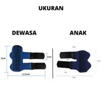 Gambar Trigger Finger Splint Penyangga Pelurus Jari Tangan Patah Anak Dewasa - Hitam Dewasa dari MY LAB OFFICIAL undefined 4 Tokopedia