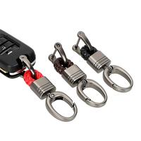 Gambar Gantungan Kunci Mobil Motor Rumah Premium Key Chain Tali Kulit Alloy - Merah Muda dari Lbagstoremall undefined 4 Tokopedia