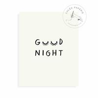 Gambar Art Print / Good Night Eyes Closed / Hiasan Pajangan Dinding /Wall Art dari Chlea Paperie undefined 1 Tokopedia