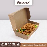 Gambar Paper Lunch Box [Forming] Motif Floral Kraft 295gr Laminasi 1PE Size M dari Kemasanfnb undefined 3 Tokopedia