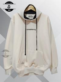 Gambar Sweater Hoodie pria wanita Distro Bandung Brand Jico List Consistency - Cream, M dari jico.clothing undefined 1 Tokopedia