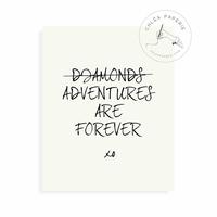 Gambar Art Print / Adventures Are Forever / Hiasan Pajangan Dinding /Wall Art dari Chlea Paperie undefined 1 Tokopedia