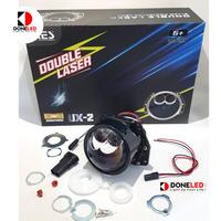 Gambar BILED PROJECTOR AES UX2 BLUE LENS 2 LASER 10.000 LM 45-70 Watt dari Done LED undefined 1 Tokopedia